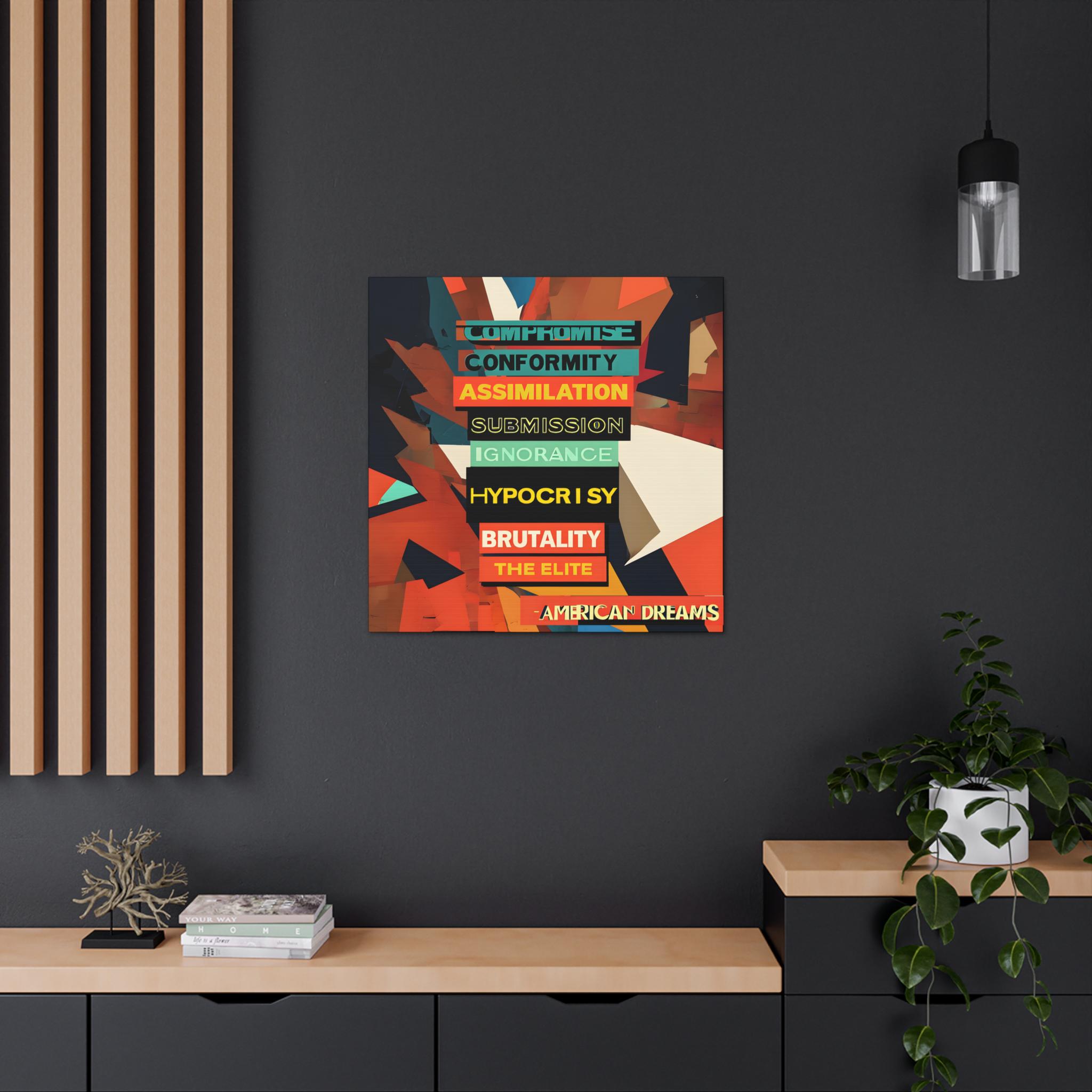 Canvas Wraps, Radical Rage Against the Machine Inspired Chaos Artwork, Music Fan Home Decor, Wall Art, Gift for Music Lover, Rebellion - View 4