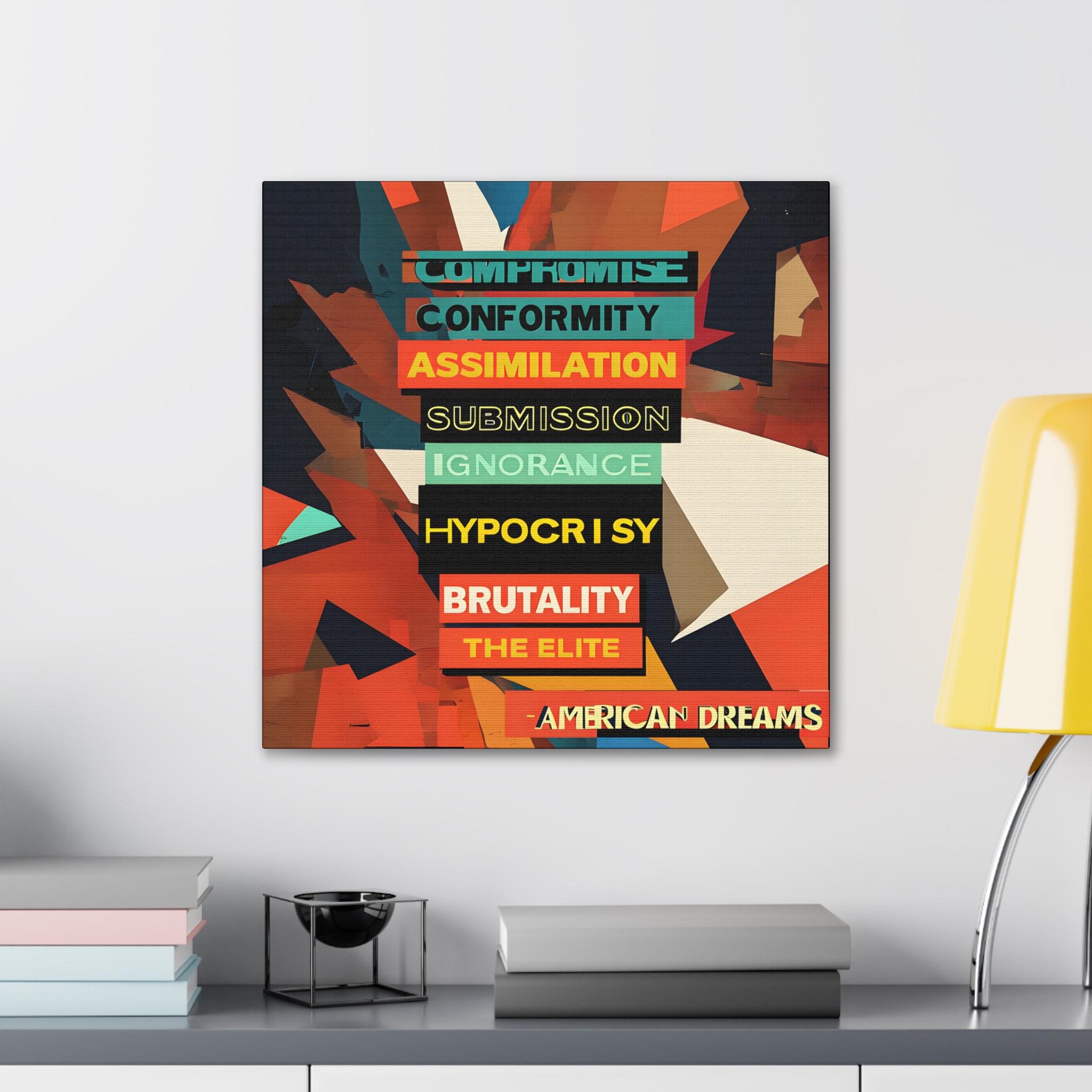 Canvas Wraps, Radical Rage Against the Machine Inspired Chaos Artwork, Music Fan Home Decor, Wall Art, Gift for Music Lover, Rebellion - View 5