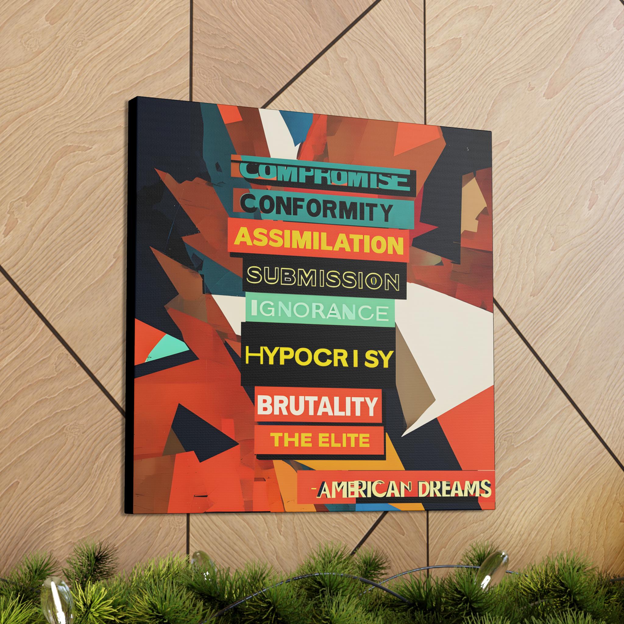 Canvas Wraps, Radical Rage Against the Machine Inspired Chaos Artwork, Music Fan Home Decor, Wall Art, Gift for Music Lover, Rebellion - View 6