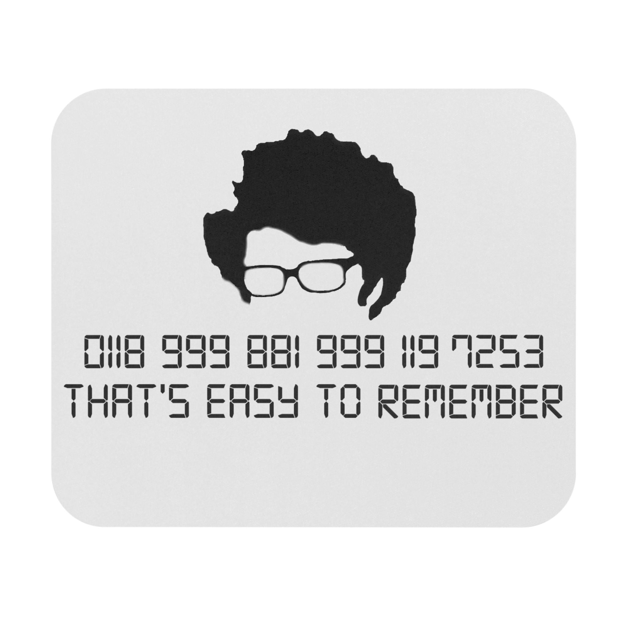 Mouse Pad Rectangle - IT Crowd Maurice Moss Quirky Design, Desk Decor, Office Gift, Computer Accessories, Funny TV Show Merchandise - View 1