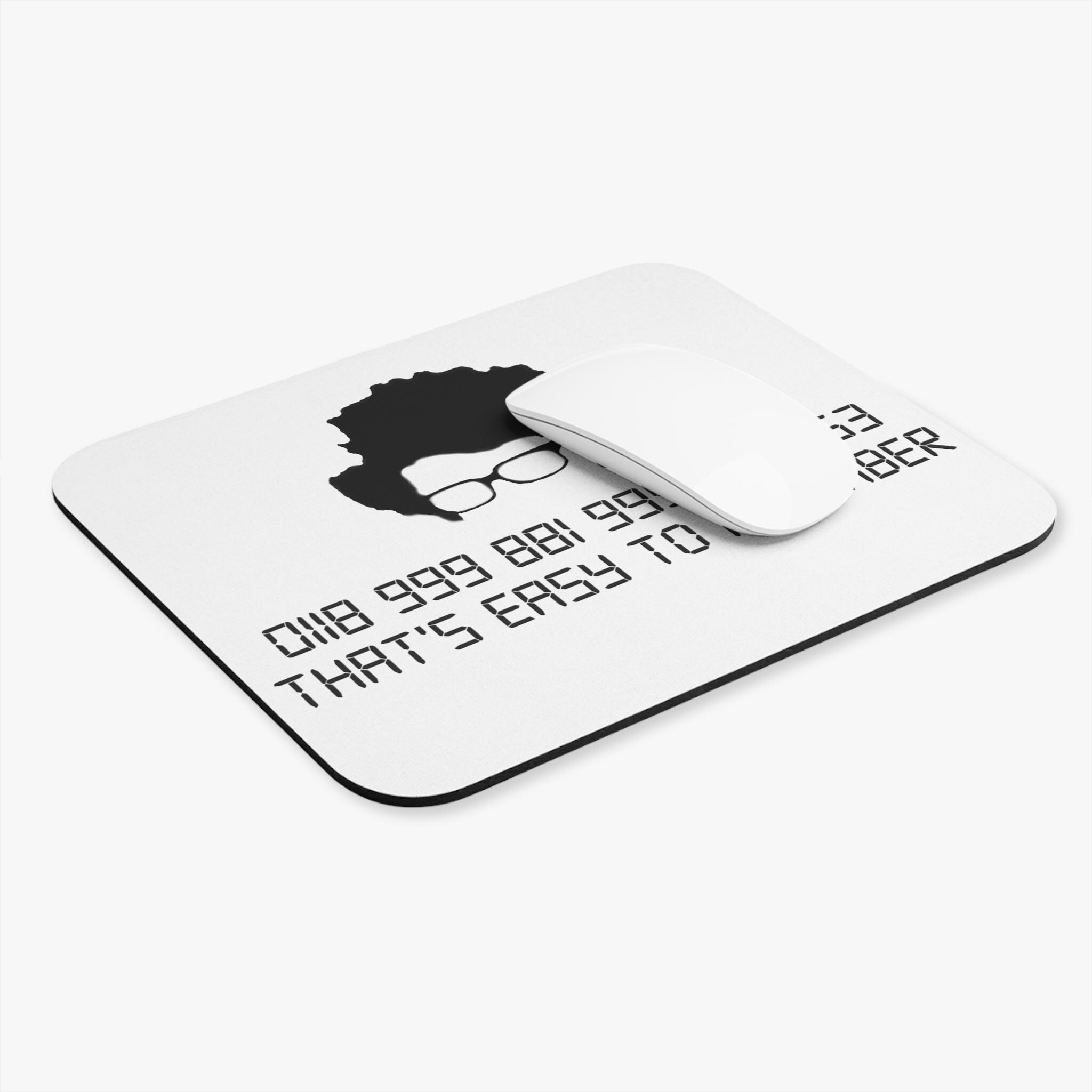 Mouse Pad Rectangle - IT Crowd Maurice Moss Quirky Design, Desk Decor, Office Gift, Computer Accessories, Funny TV Show Merchandise - View 2