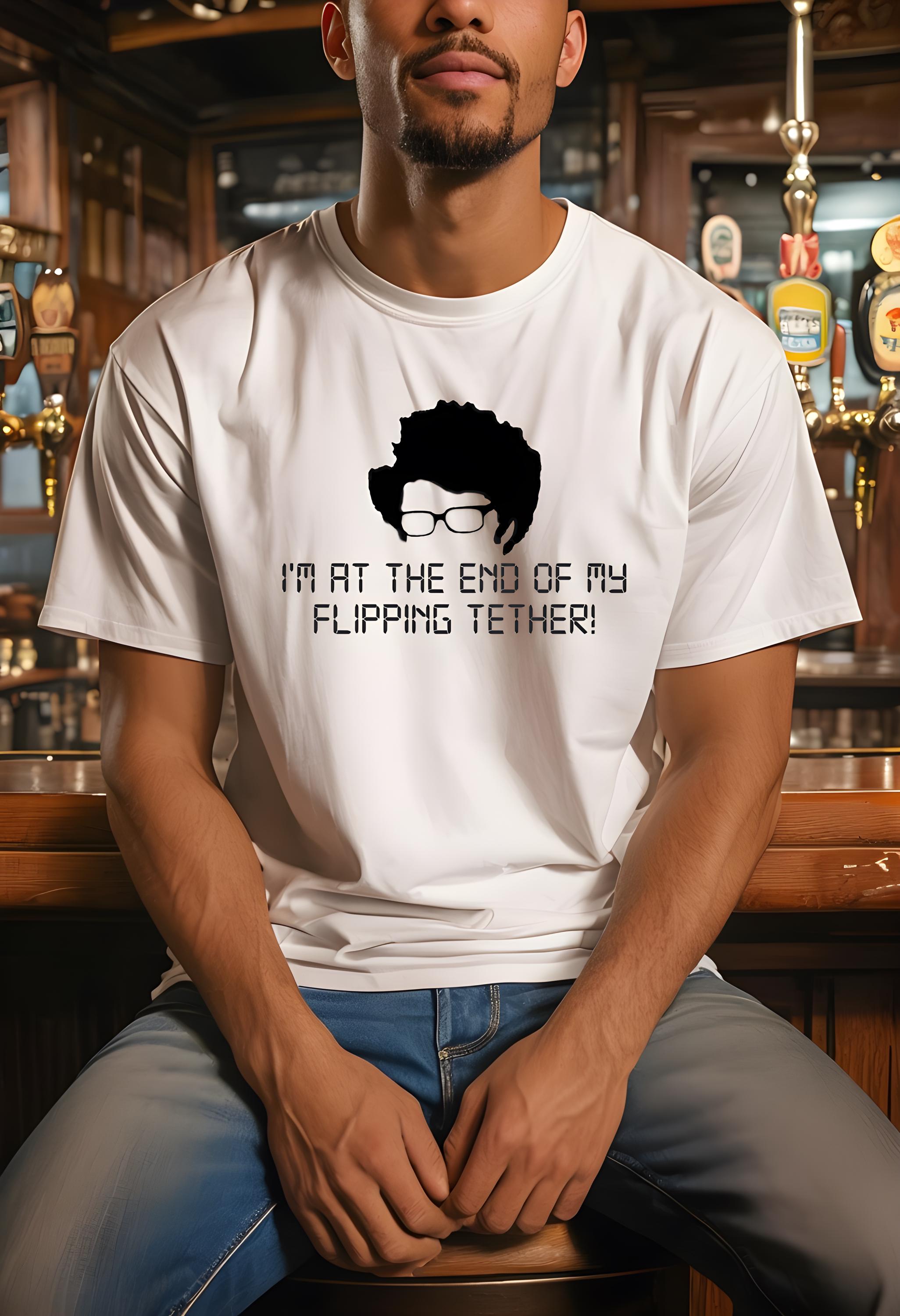 Unisex Heavy Cotton Tee Unisex - IT Crowd Maurice Moss Quirky Design, Funny TV Show Merchandise - View 1