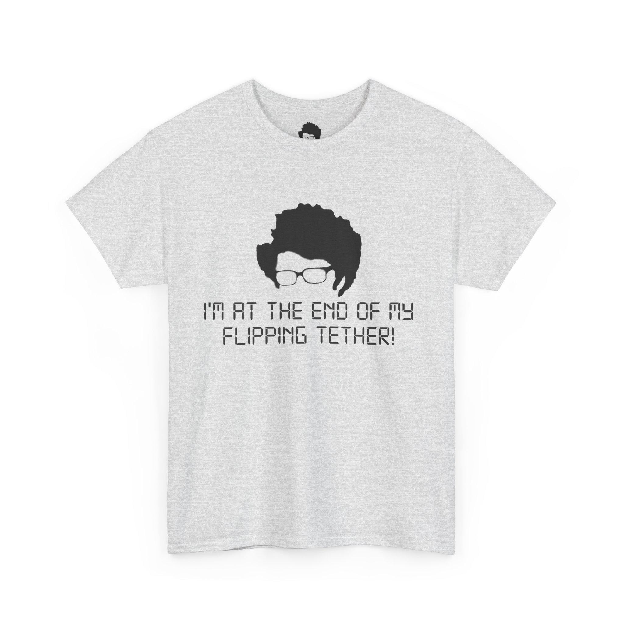 Unisex Heavy Cotton Tee Unisex - IT Crowd Maurice Moss Quirky Design, Funny TV Show Merchandise - View 2