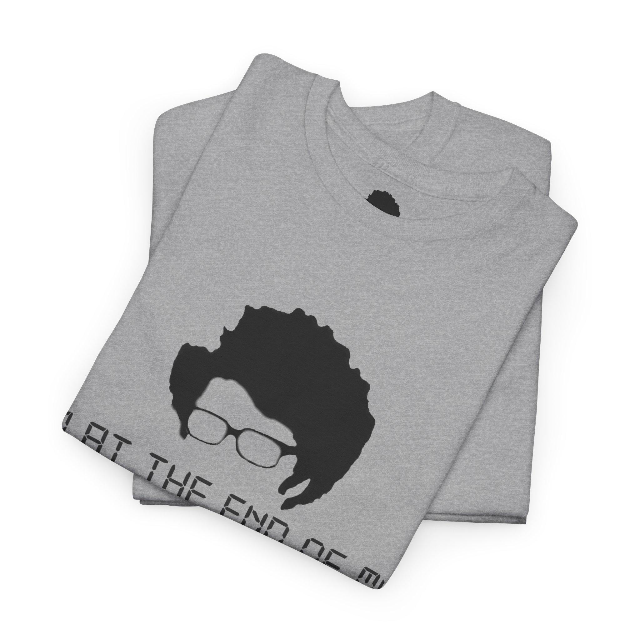 Unisex Heavy Cotton Tee Unisex - IT Crowd Maurice Moss Quirky Design, Funny TV Show Merchandise - View 3
