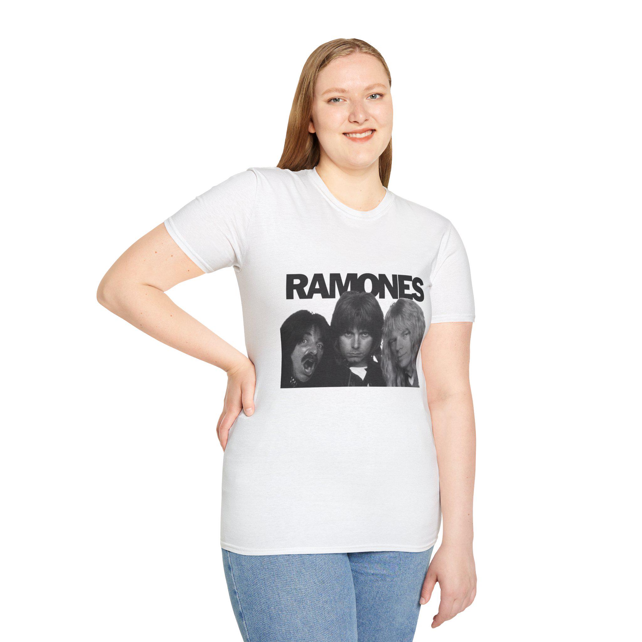 Spinal Ramones - Unisex Softstyle T-Shirt - View 5