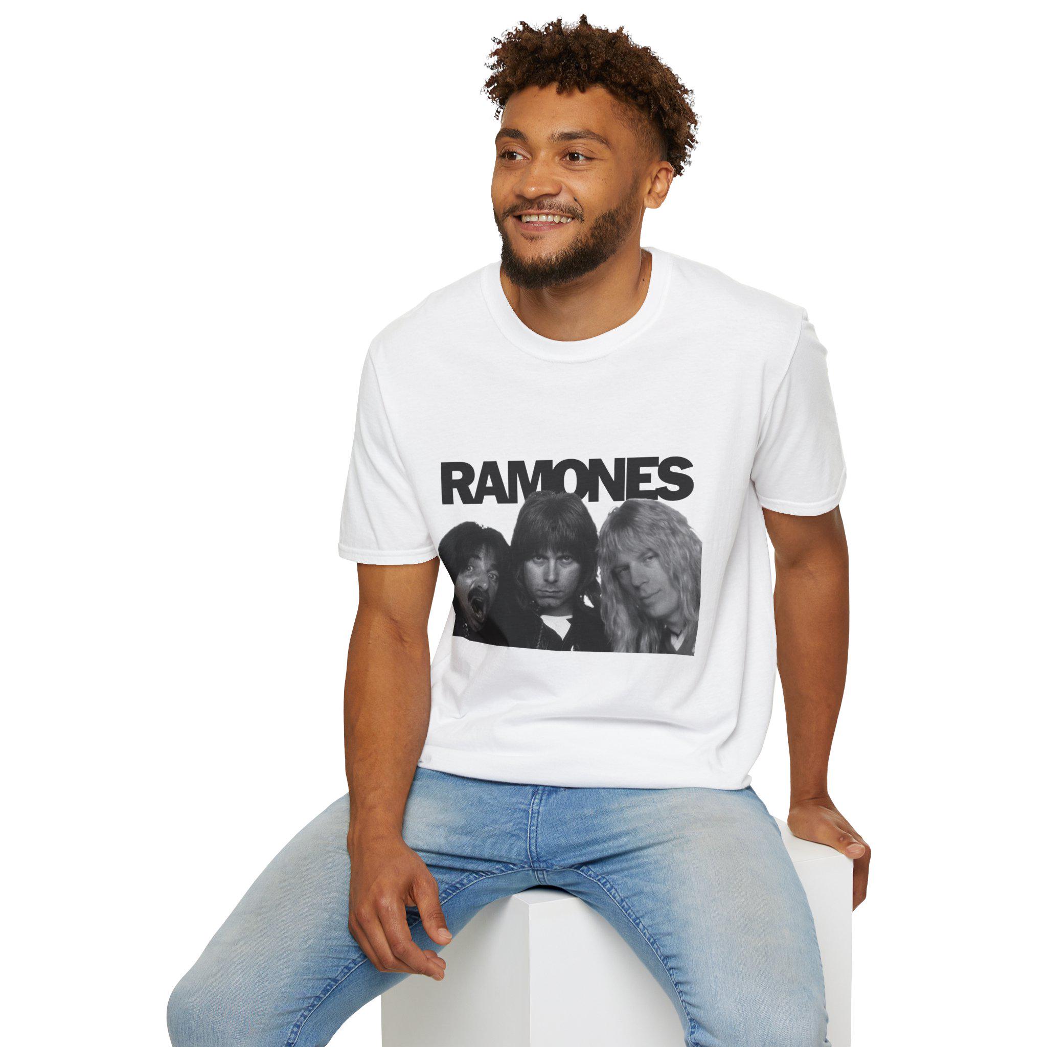 Spinal Ramones - Unisex Softstyle T-Shirt - View 6