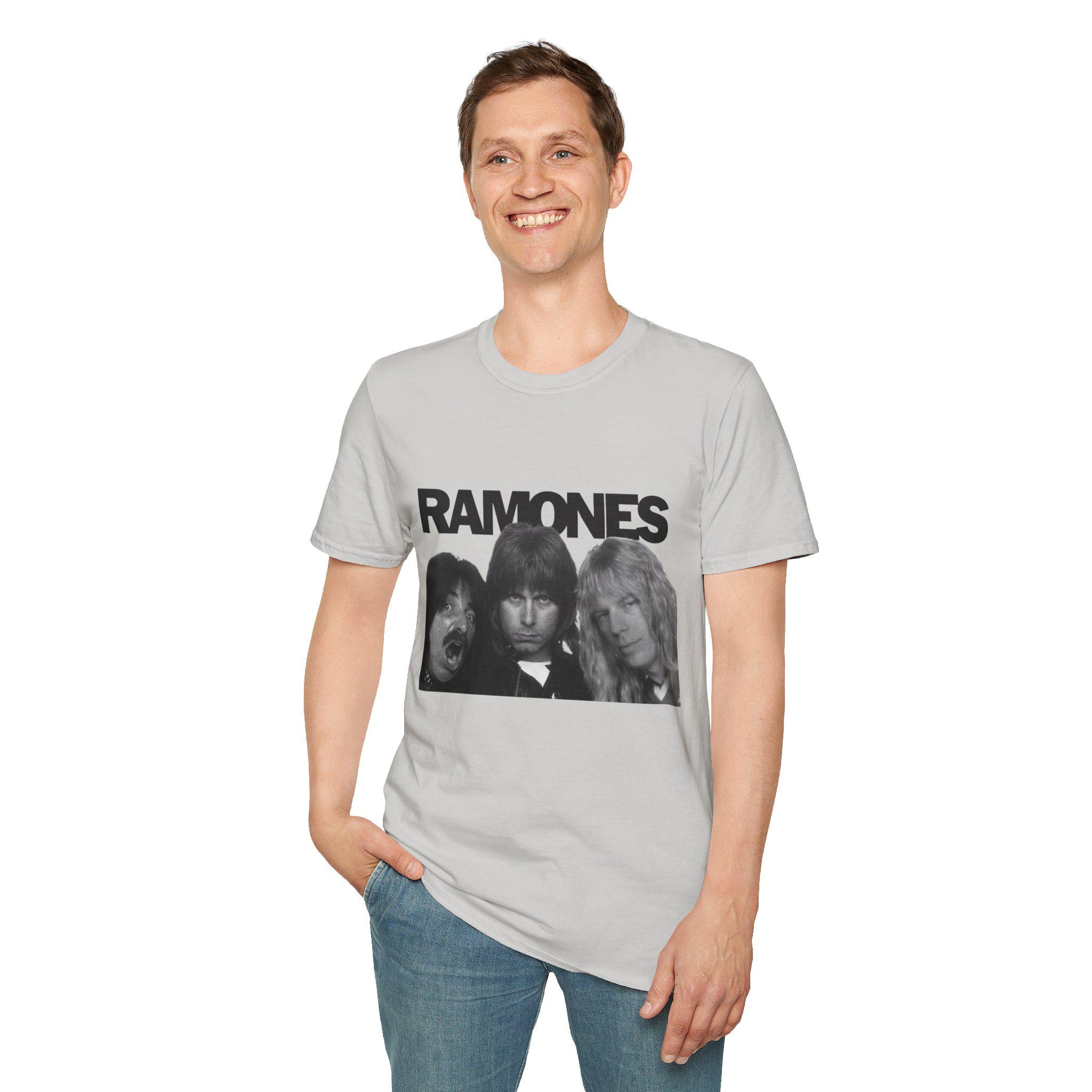 Spinal Ramones - Unisex Softstyle T-Shirt - View 8