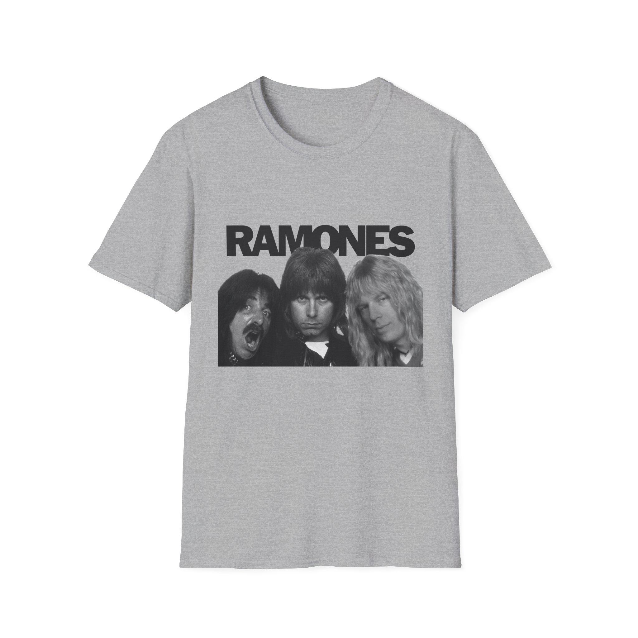 Spinal Ramones - Unisex Softstyle T-Shirt