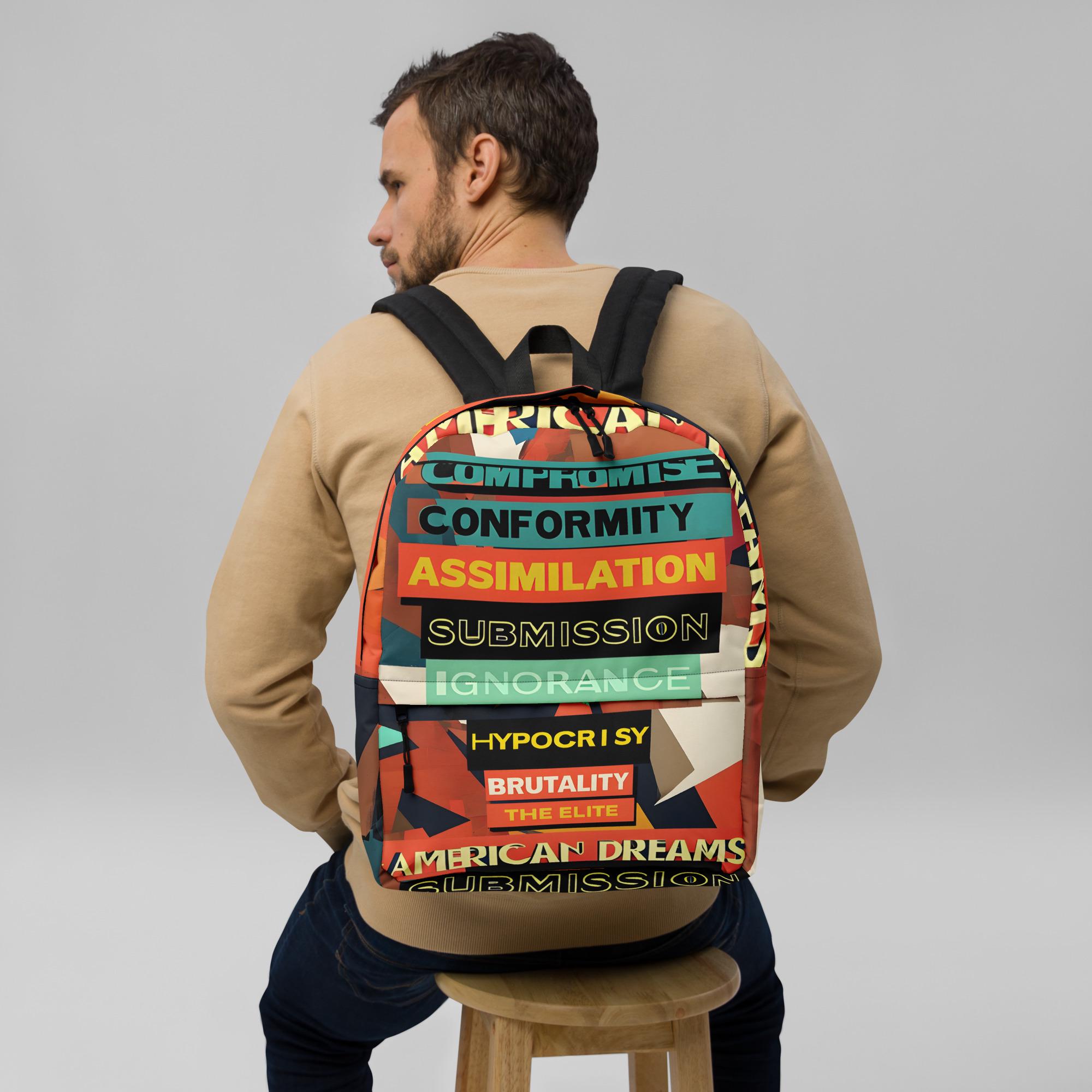 Rage Against the Machine Backpack, Know Your Enemy Lyrics Tee, Rebelious, Music Fan Gift, Protest Anthem Apparel - View 1