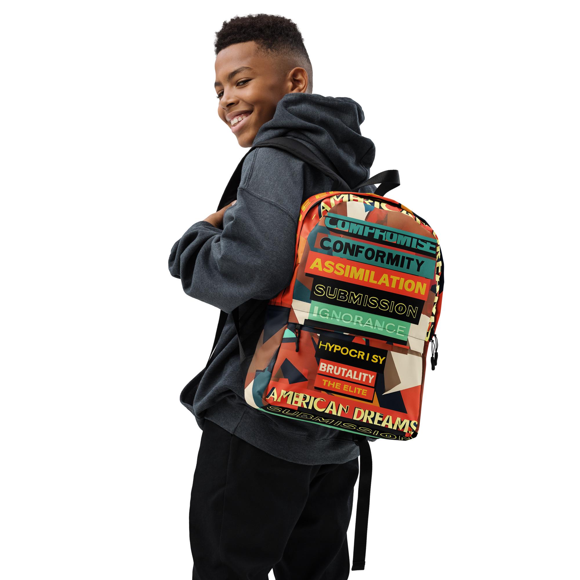 Rage Against the Machine Backpack, Know Your Enemy Lyrics Tee, Rebelious, Music Fan Gift, Protest Anthem Apparel - View 2