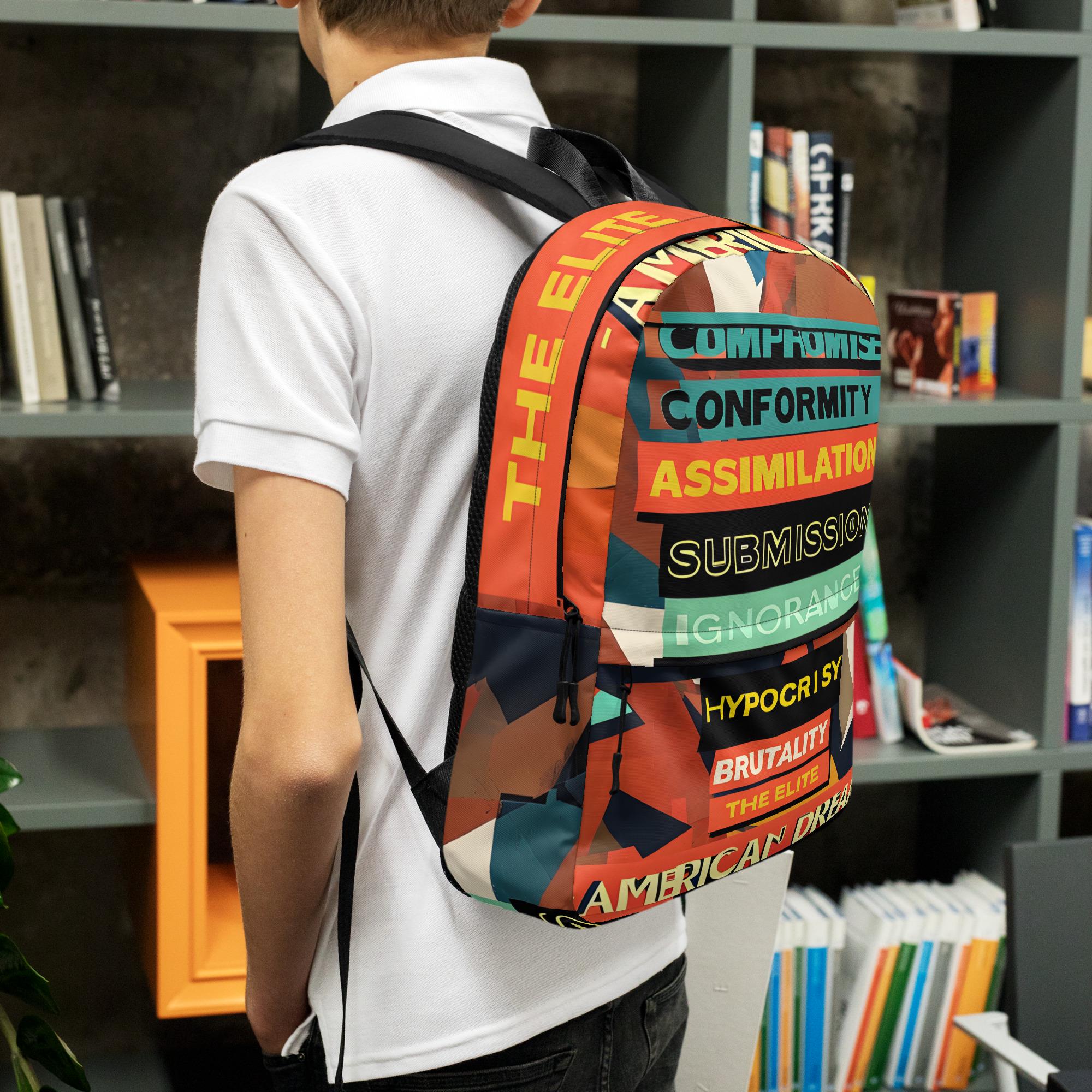 Rage Against the Machine Backpack, Know Your Enemy Lyrics Tee, Rebelious, Music Fan Gift, Protest Anthem Apparel - View 3