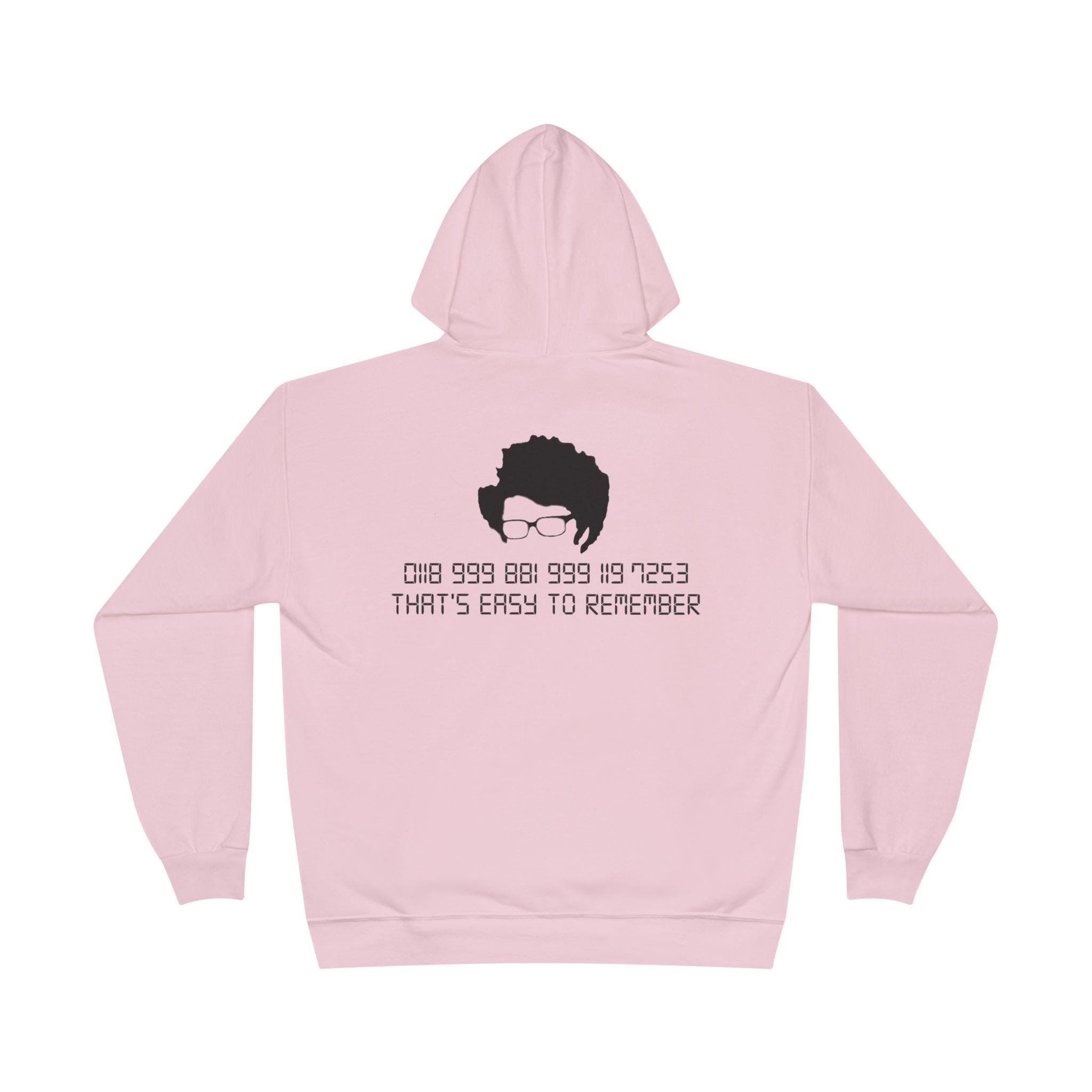 Unisex EcoSmart® Pullover Hoodie Sweatshirt - IT Crowd Maurice Moss Quirky Design, Funny TV Show Merchandise - View 4