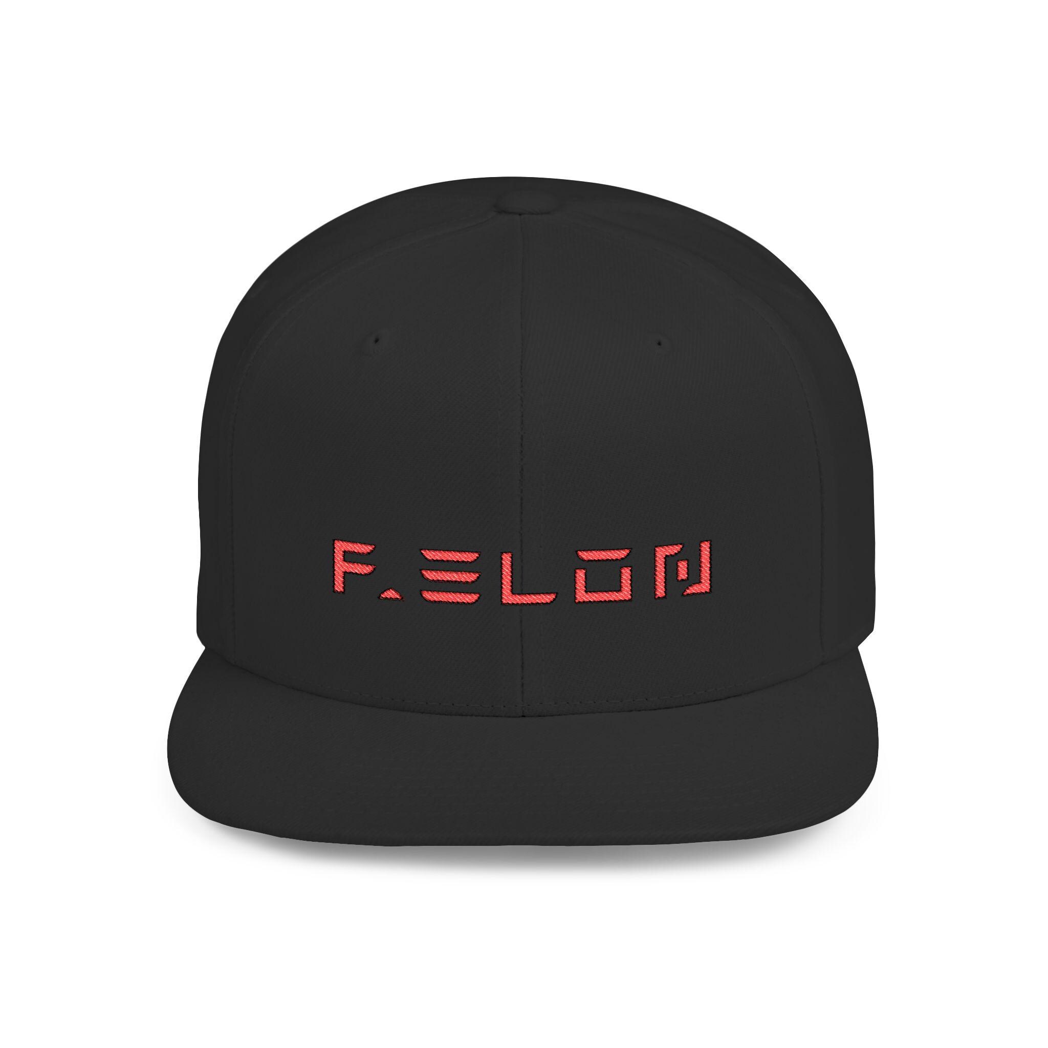 Snapback Cap, Satirical 'F' Elon Resistance Design, Hat for Anti-Elon Musk Activists, Protest Headwear, Political Statement Cap, Tesla Font - View 2