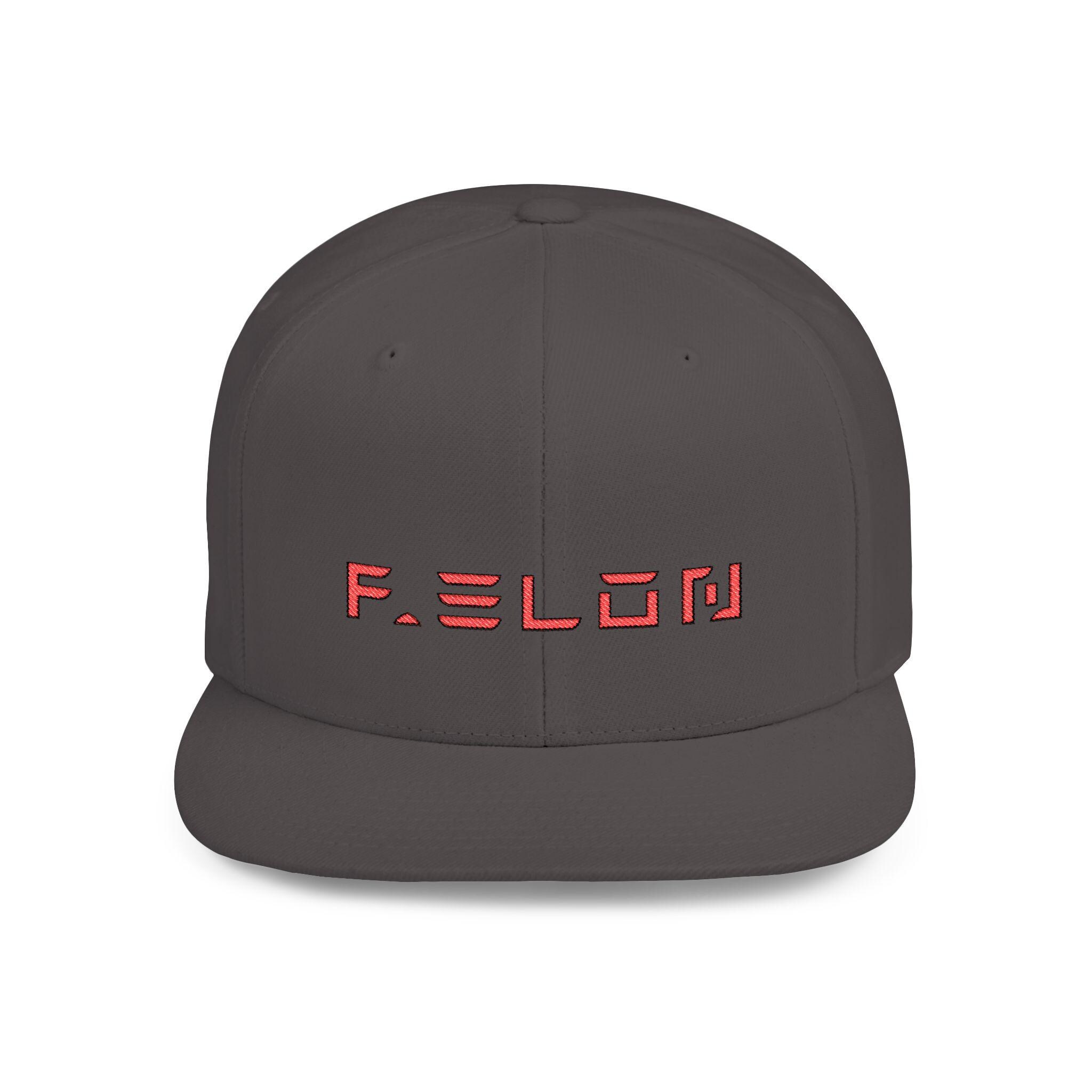 Snapback Cap, Satirical 'F' Elon Resistance Design, Hat for Anti-Elon Musk Activists, Protest Headwear, Political Statement Cap, Tesla Font - View 4