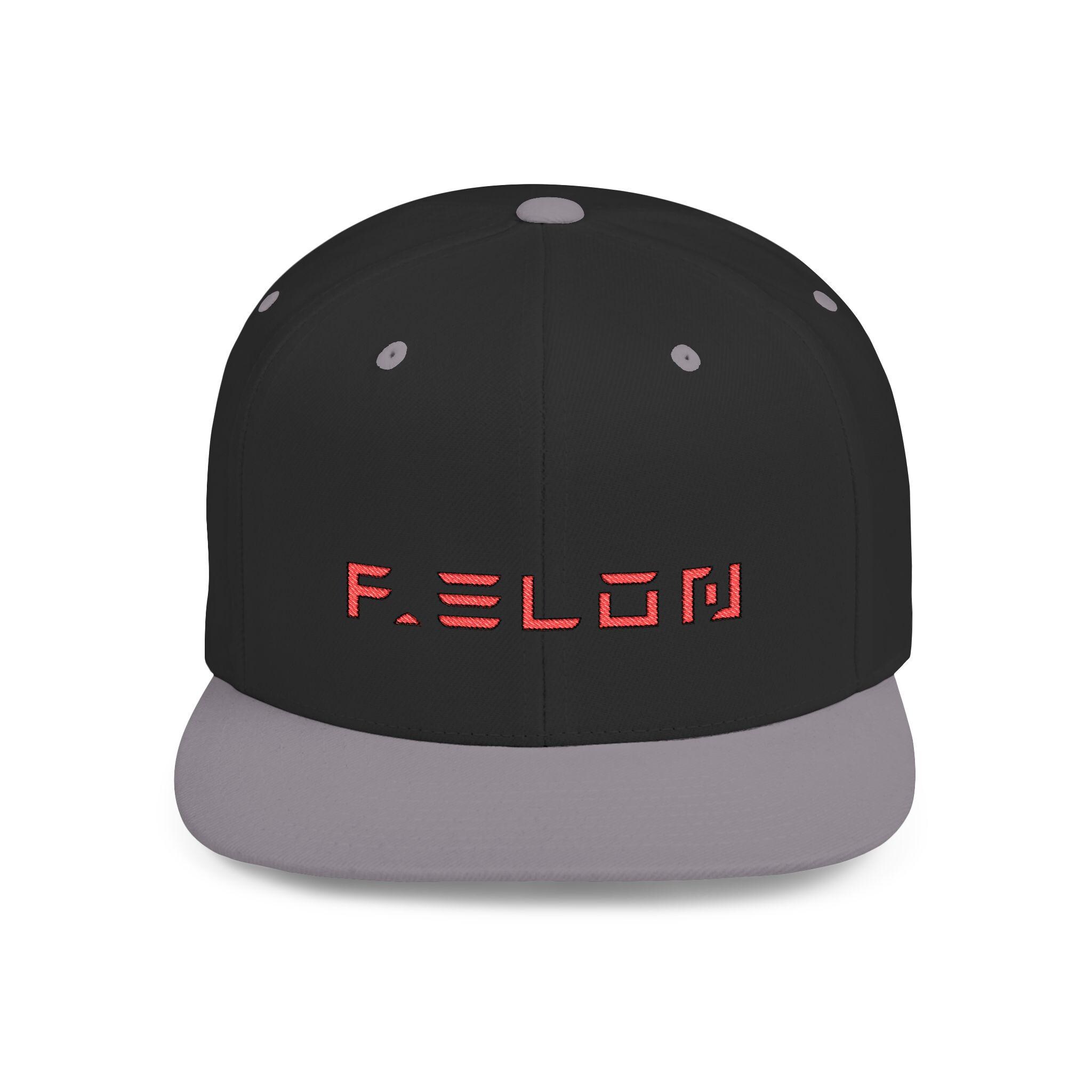 Snapback Cap, Satirical 'F' Elon Resistance Design, Hat for Anti-Elon Musk Activists, Protest Headwear, Political Statement Cap, Tesla Font - View 5