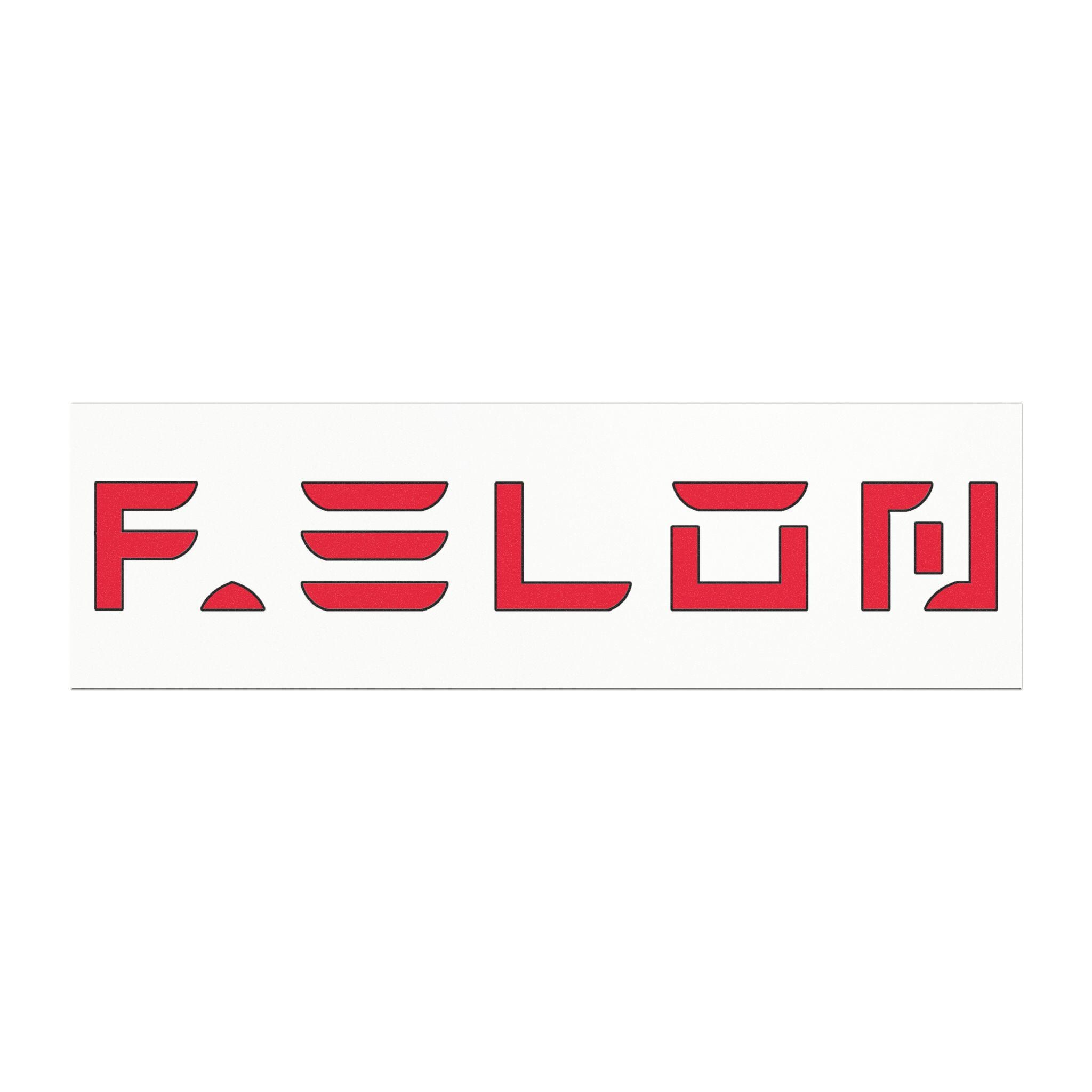 Car Magnet- Satirical 'F' Elon Resistance Design, Magnet for Anti-Elon Musk Activists, Protest Magnet, Political Statement, Tesla Font